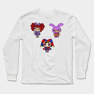 amazing Digital Circus pomni, jax and ragatha Long Sleeve T-Shirt